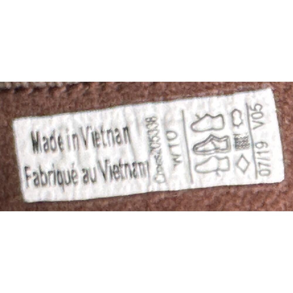 Crocs NWOT Leigh Wedge Heel Espresso Brown Suede Chelsea Ankle Fall Boots 10 - Picture 8 of 10